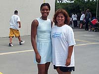 Tracy Davis and Anna Calderon, finalists in 2003 USHA Women's Nationals.