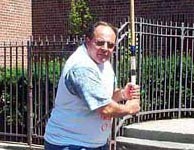 Arturo Lopez at the 2000 Stickball World Series